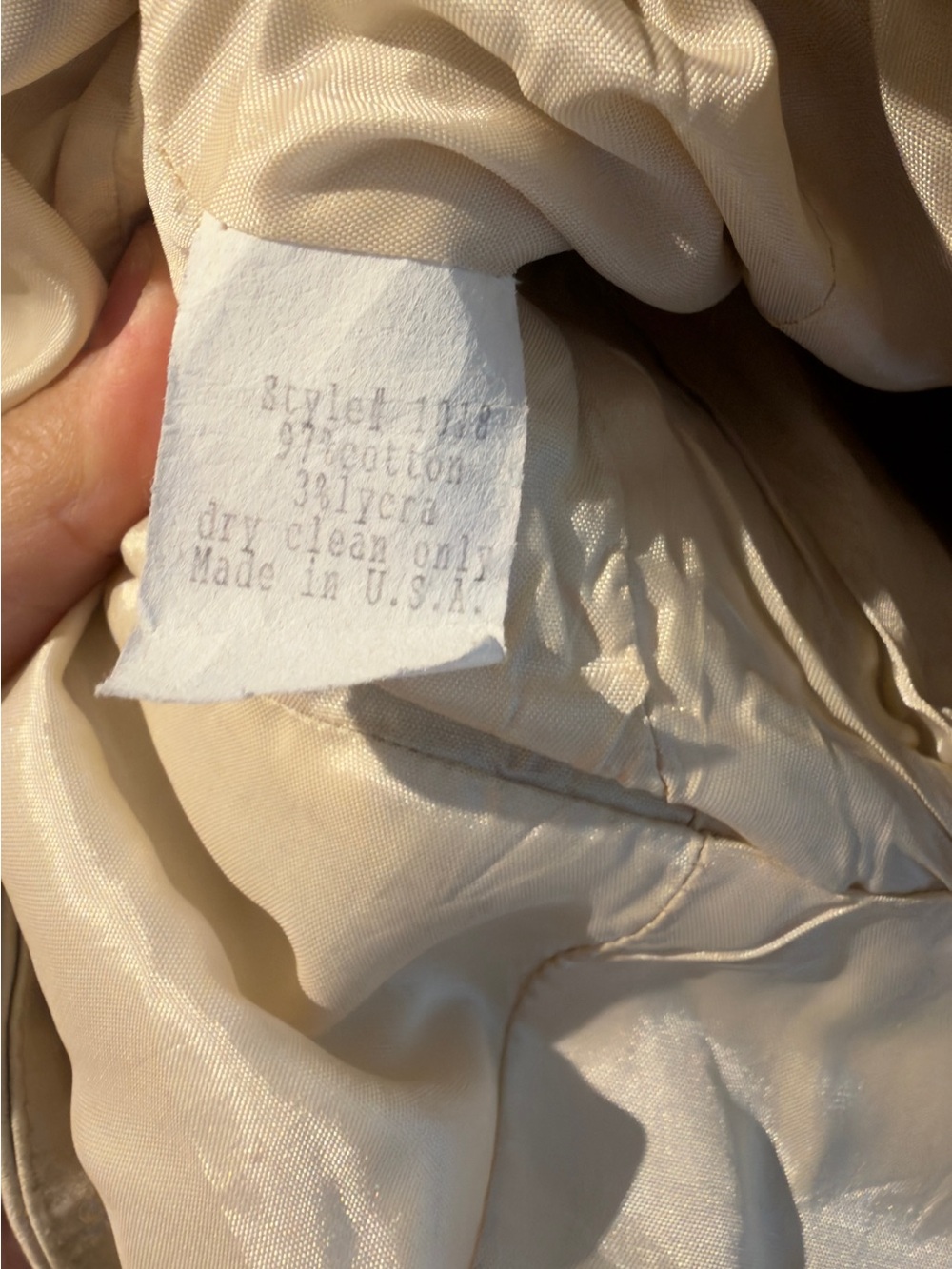 Women's Cotton Utility Jacket with Stand Collar - Khaki - Picture 5 of 6